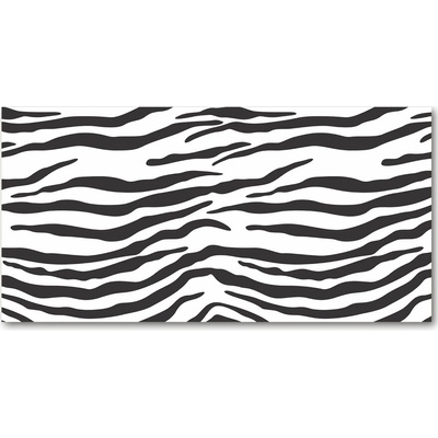 Fotoobraz na skle Zebra pozadia 100x50 cm