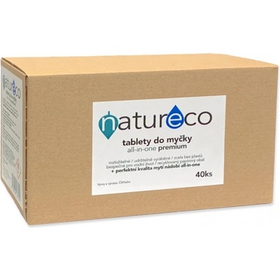 NaturEco tablety do myčky all-in-one premium 40 ks