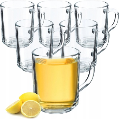 Kadax Sklenice na kávu 6 x 240 ml