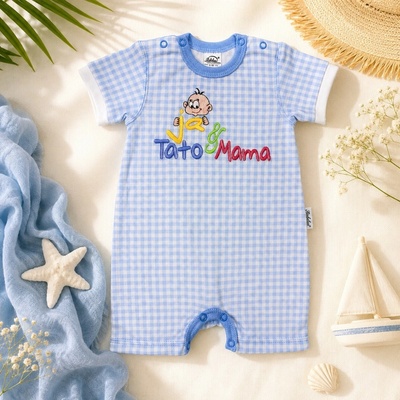 Richelieu Overal letný pre bábätko TATO a MAMA Modrá