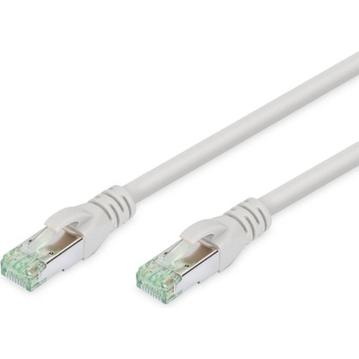 ASSMANN Пач кабел Assmann DK-1844-005, S-FTP, Cat. 8.1, 0.5м, бял (DK-1844-005)