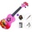 Mahalo Hibiscus SET 2 Hibiscus Red Burst Сопрано укулеле (MD1HB-RDB-SET-2)