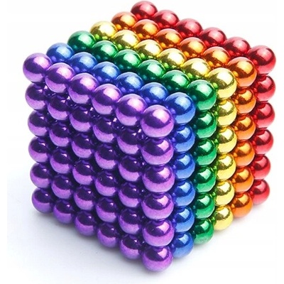 NeoCube Magnetické Kuličky 6 mm velké 216 ks Duhové