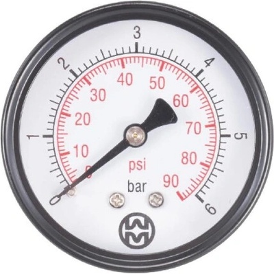 Pneumatics & Hydraulics Manometer zadný 0/6 bar - 50 mm - 1/4"
