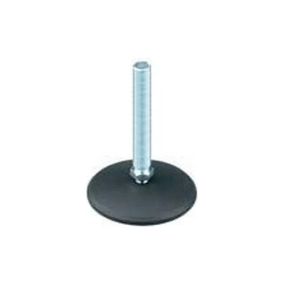 Killich plastová noha M12x150 pätka 80mm s kloubem a otvorama