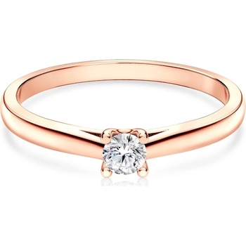 SAVICKI Годежен пръстен savicki: розово злато, диамант