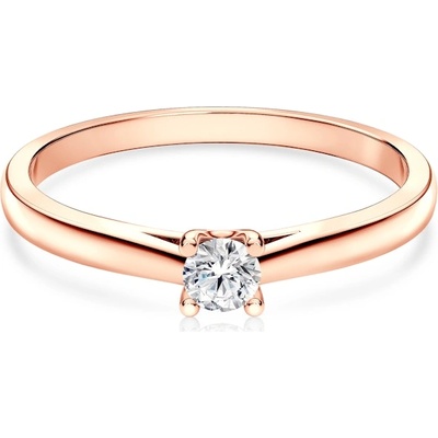 SAVICKI Годежен пръстен savicki: розово злато, диамант