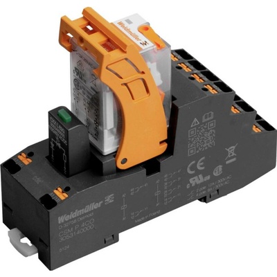 Weidmüller CRMKIT P 230VAC 2CO L/PB vazební relé 230 V/AC 12 A 2 přepínací kontakty 5 ks