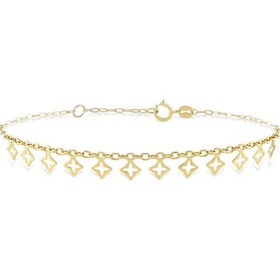 Lillian Vassago zlatý zdobený náramek LLV06-GB102