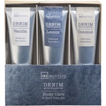 IDC Institute Подаръчен комплект Denim, 3 части Лосион за тяло