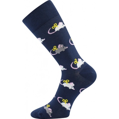 Lonka Twidor trendy ponožky 3 páry naťahovacia myš