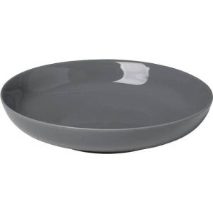 blomus 22 см графитено сива дълбока чиния blomus от серия ro