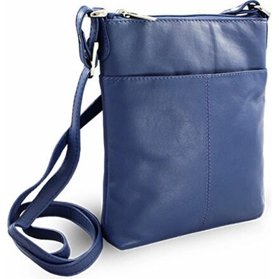 Arwel kožená modrá crossbody kabelka Jenny