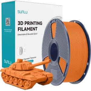 Sunlu PLA+ високоскоростен оранжев филамент (PLA+ H-S O)