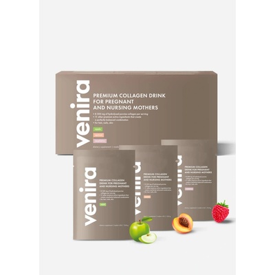 Venira Premium kolagénový drink pre tehotné a dojčiace mamičky mix 3 príchutí 30 x 10,8 g