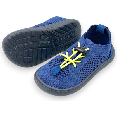 Protetika detské plátené barefoot topánky Gael denim