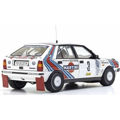 Kyosho Lancia Delta HF 4WD Rally Monte Carlo 1988 Martini Nr.3 1:18