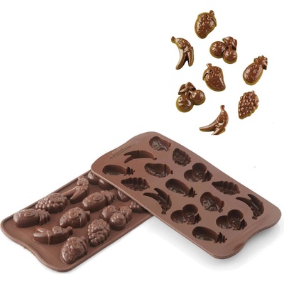 Silikomart Форма за шоколадови бонбони Scg32 Choco Fruits силиконова (22.132.77.0065)