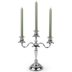 Zilverstad (Нидерландия) Троен свещник zilverstad classic - цвят сребро (zv 7531060)