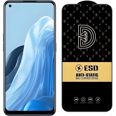 OPPO Diamond антистатично закалено стъкло за Oppo Reno5 5G - Черен KP24215
