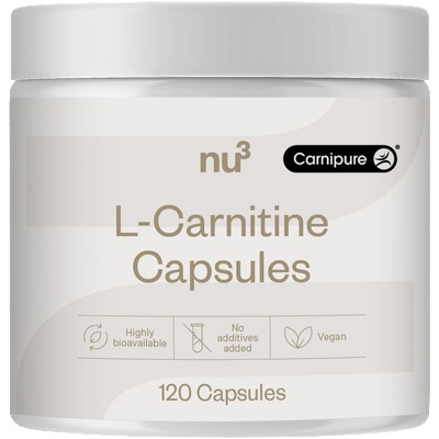 nu3 L-Carnitine Capsules - 120 капсули