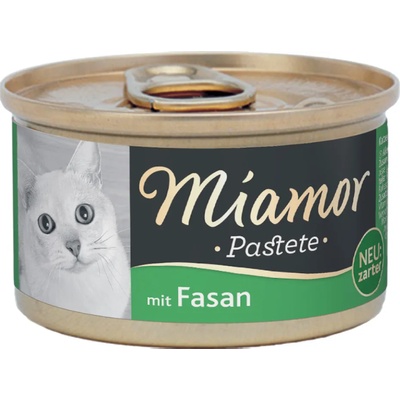 Miamor 12х85г Miamor Pastete, консервирана храна за котки - фазан