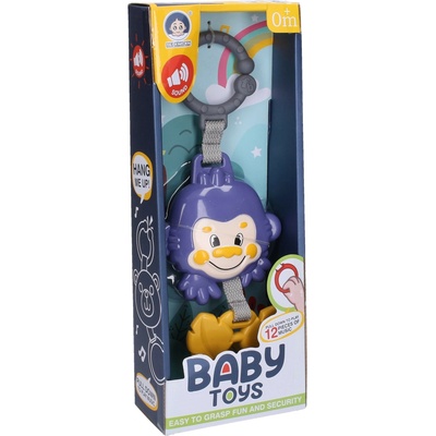 Wiky Hracia opička závesná so zvukom 29cm