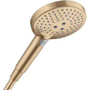 Hansgrohe Raindance Select S - Ръчен душ 120, 3 струи, EcoSmart, четкан бронз 26531140 (26531140)