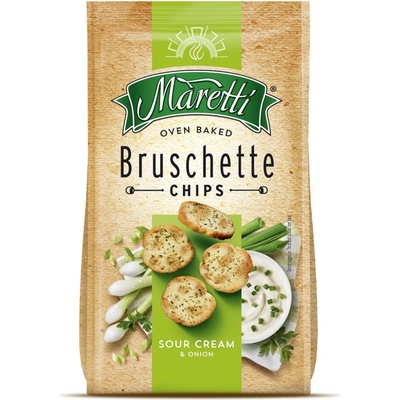 Bruschetta Maretti Bruschette chips Smetana a cibule 70 g