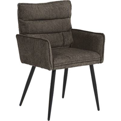 Carmen Трапезен стол с подлакътници iksan - тъмнокафяв r45