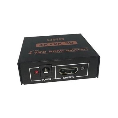 Digitus 4K HDMI Rozbočovač 1x2,, podporuje audio, DSD audio, HD Audio, černý DS-46304 – Zboží Živě