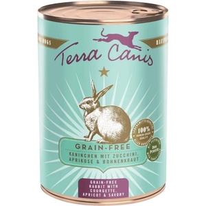Terra Canis Без зърно Заек с тиквички, кайсии и мащерка 400 г