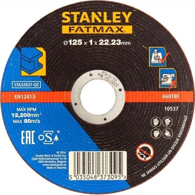 Stanley Řezný kotouč 125 x 22,2 x 1,0 mm STA32637