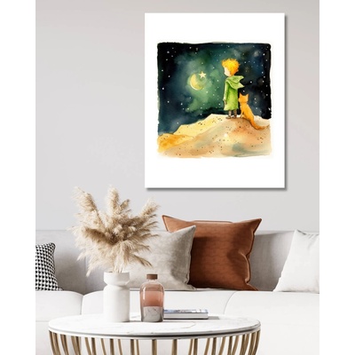 ZUTY Obrazy na stenu - Malý princ s mačkou Rámovanie: vypnuté plátno na rám, Rozmer: 40x50 cm