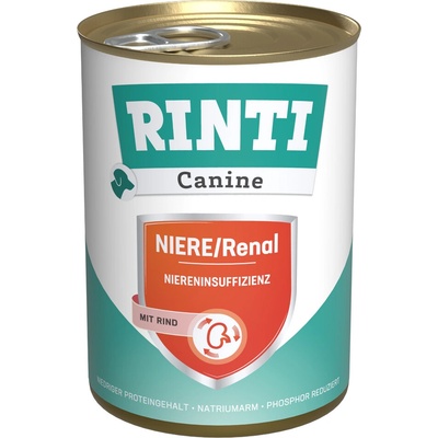 Rinti Canine Kidney/Renal s hovädzím 24 x 400 g