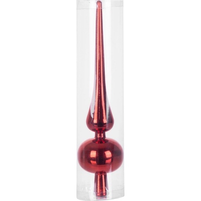 MagicHome Ozdoba 1 ks 25 cm špic červený na vianočný stromček – Zboží Dáma
