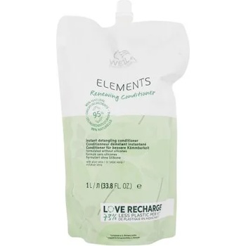 Wella Elements Renewing Conditioner 1000 ml хидратиращ балсам за изтощена коса пълнител за жени