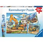 Ravensburger - Puzzle Large construction vehicles - 40 - 99 piese