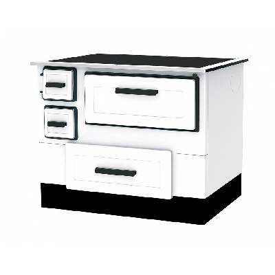 ALFA PLAM Alfa Plam, sporák ALFA 55 TERMO*R*ECO*B-D*CE na TP, bílý, pravý horní a boční průměr 120 mm, 6,32 kW