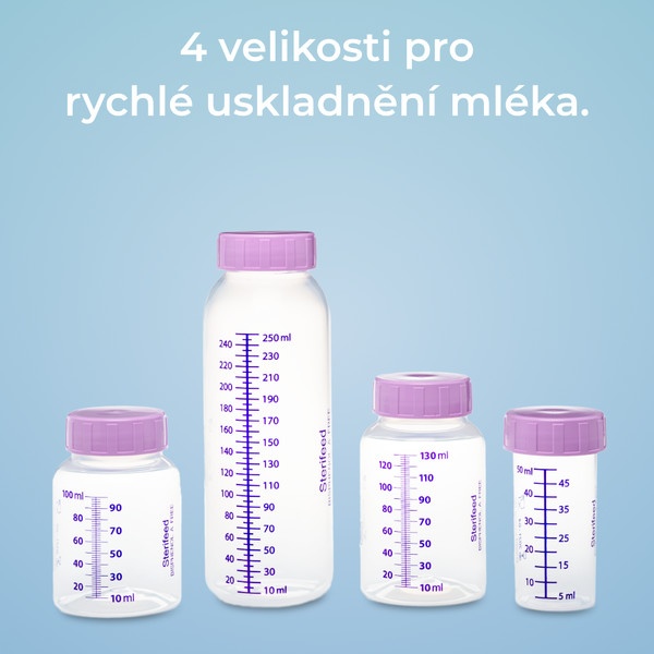 Sterifeed jednorázová plastová kojenecká láhev transparentní 50 ml