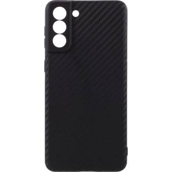 Forcell Тънък Силиконов Калъф за SAMSUNG S21, FORCELL Fiber Case, Черен (5901012334816)