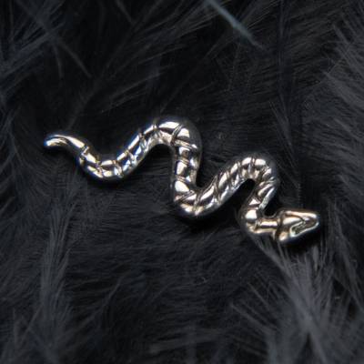 CryptoEshop Titanová koncovka ve tvaru hada Serpent P095-09