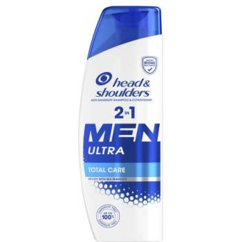 Head & Shoulders Men Ultra Total Care 2in1 330 ml хидратиращ шампоан и балсам против пърхот за мъже