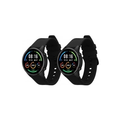 kwmobile 2x Гривна за Xiaomi Mi Watch Color Sport / S1 Active - черен