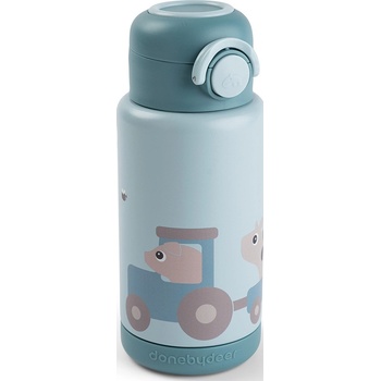 Done by Deer Термо бутилка Tiny Farm 340 мл, синя (1051722)