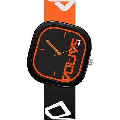 SANDA Детски аналогов часовник Sanda Classy V2, Оранжев / Черен (SANDA-3203-ORANGE-BLACK)