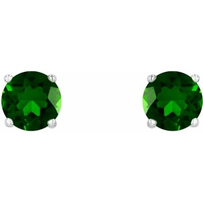 Eppi Napichovacie náušnice s diopsidmi Olivette E42707