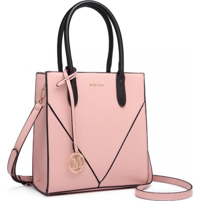 Miss Lulu dámska elegantná kabelka LG2255 ružová