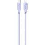 USAMS Кабел USAMS M3 Lightning 20W 1, M0 Fast Charging Lithe Series, лилав (Usa001204)