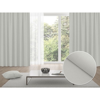 Biante Zatemňovací závěs Blackout BKU-101 Světle šedý - šířka 140 cm 140x230 cm